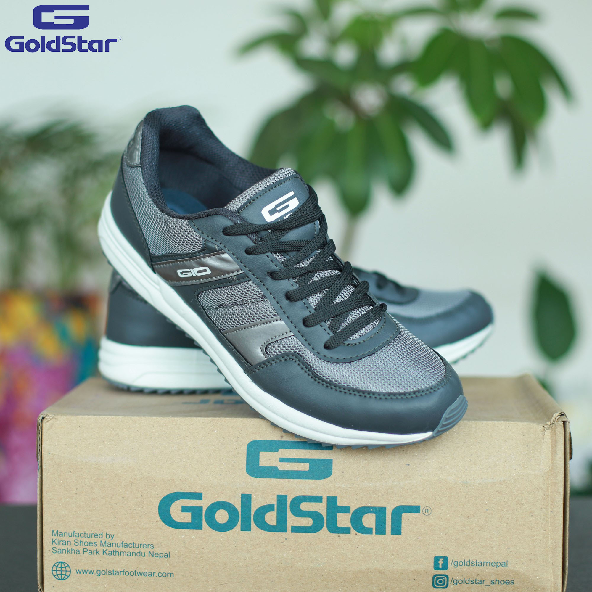 Goldstar Grey Shoes For Men – G10 G1303